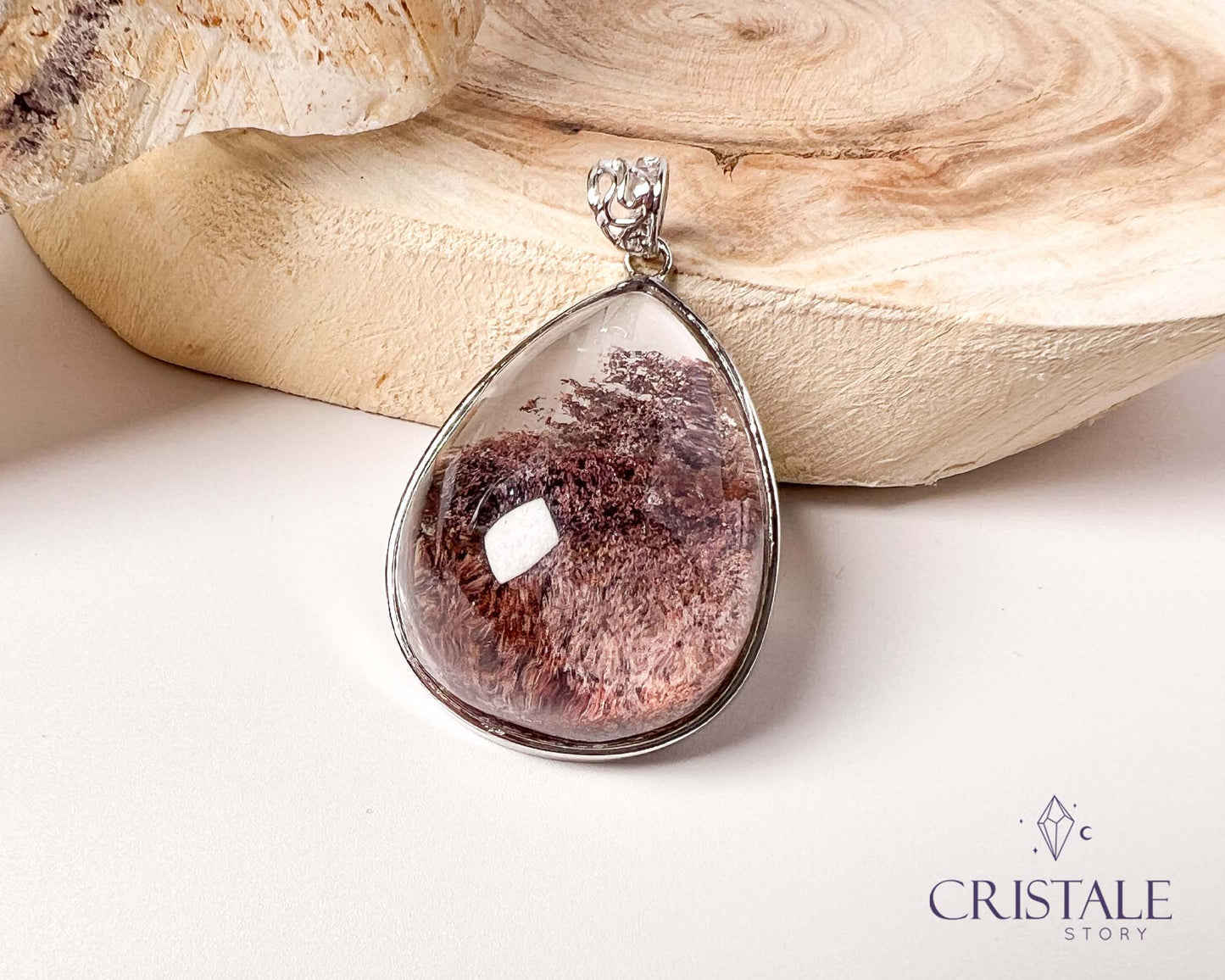 Garden Quartz Copper Pendant | A-E
