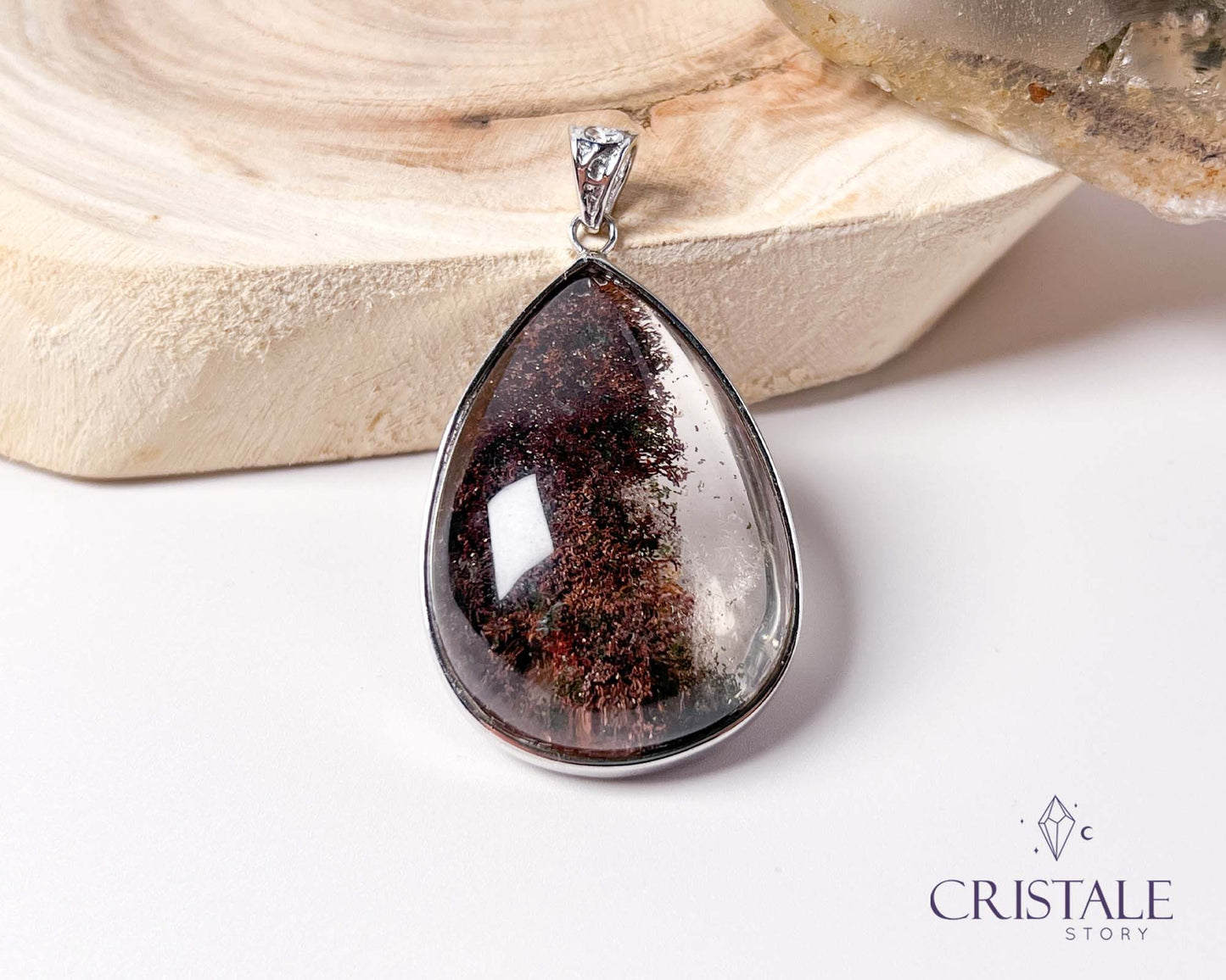 Garden Quartz Copper Pendant | A-E