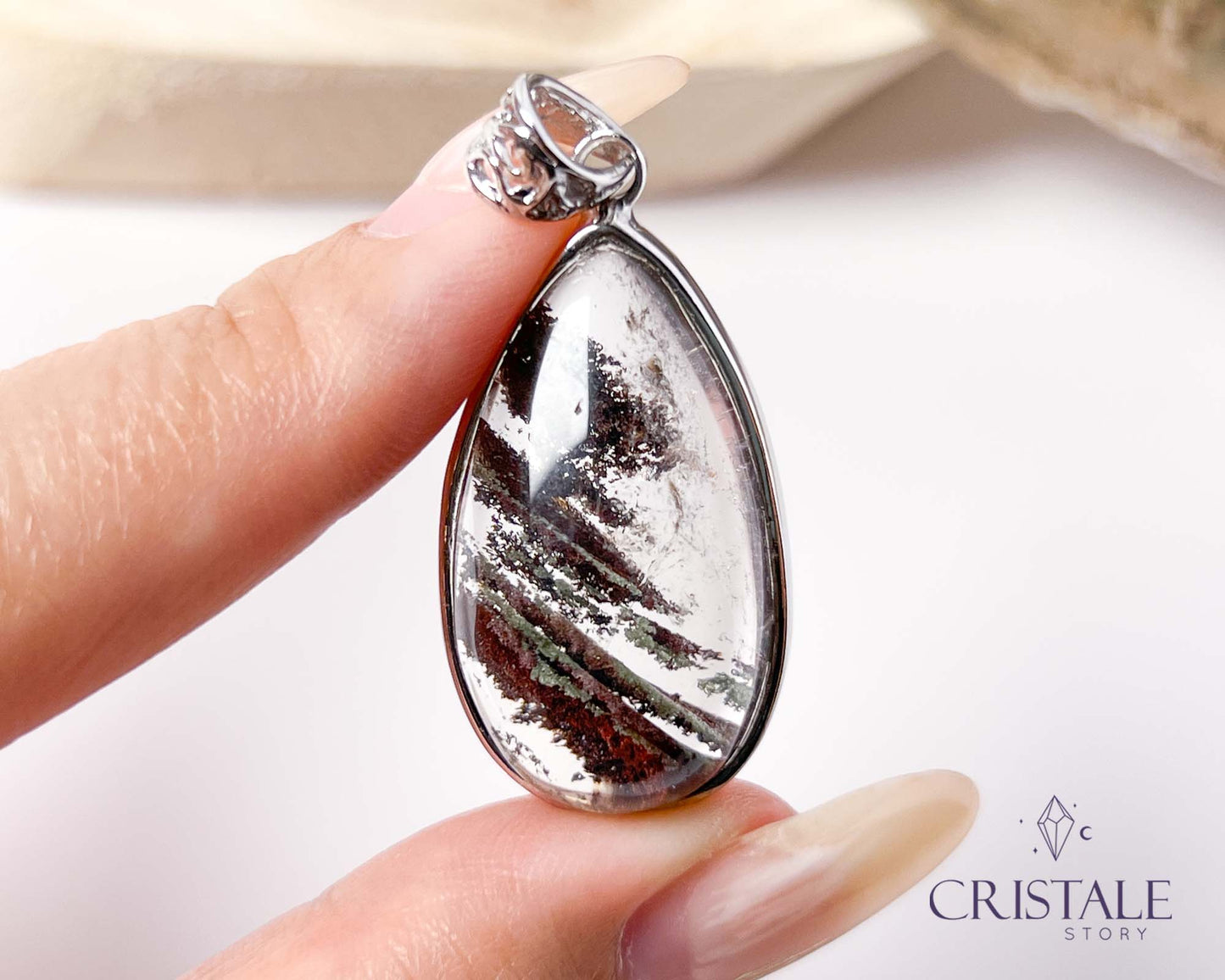 Garden Quartz Copper Pendant | A-E
