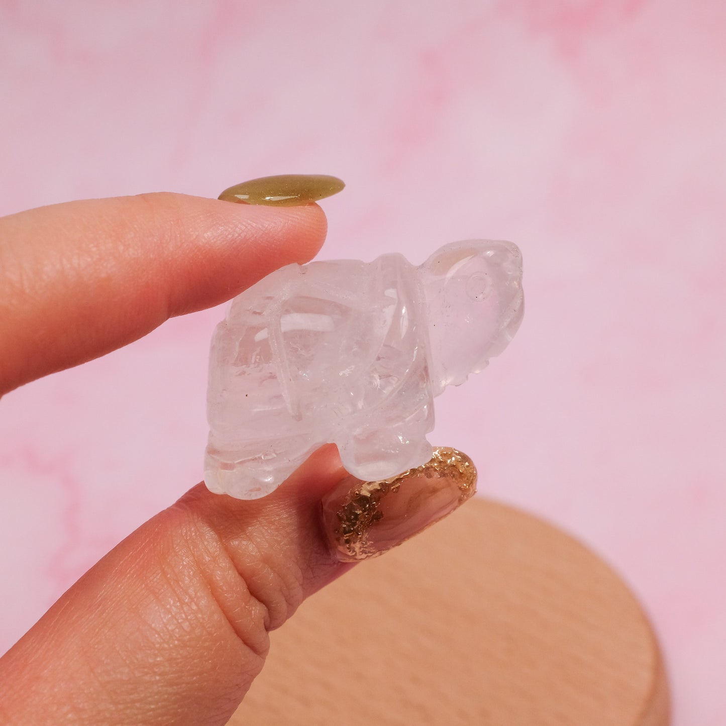 Clear Quartz Tortoise