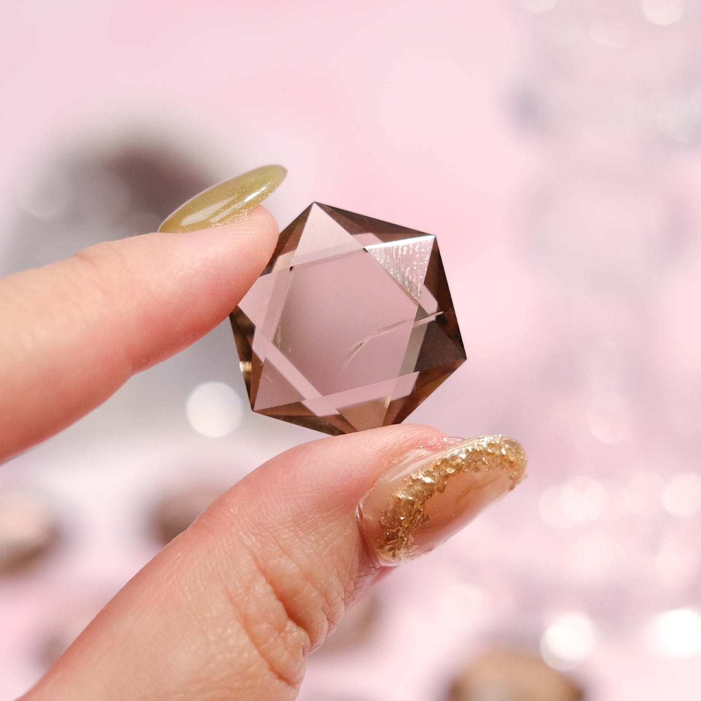 Smoky Quartz Star of David