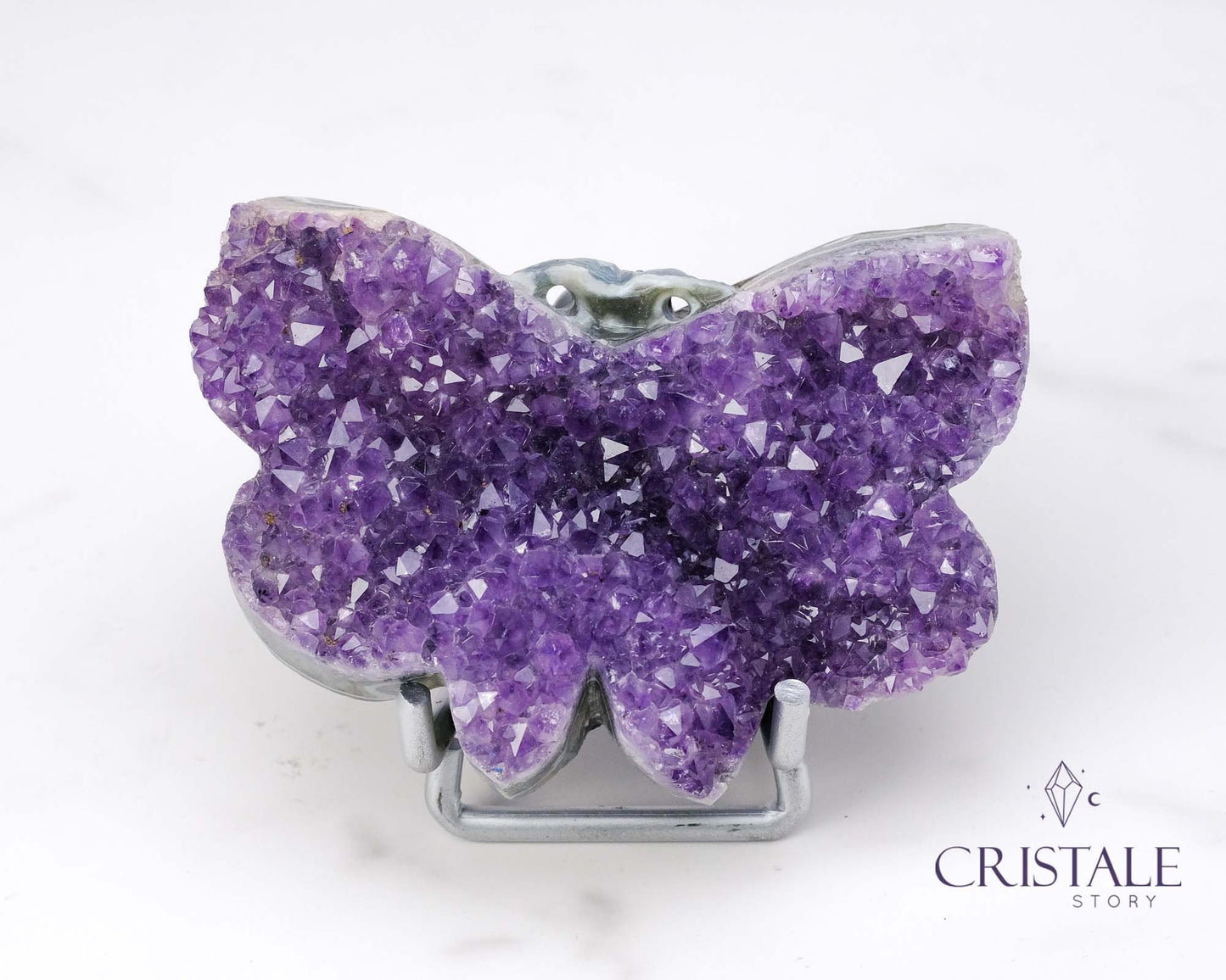 Butterfly Shaped Amethyst Cluster #1