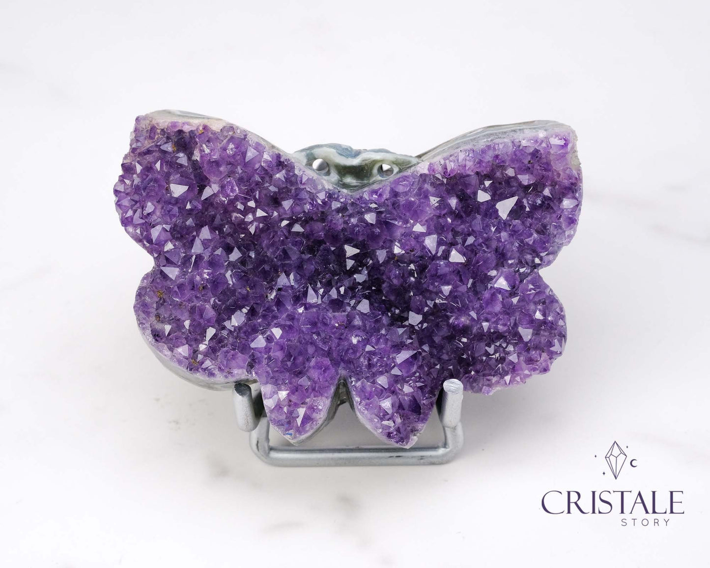 Butterfly Shaped Amethyst Cluster #1