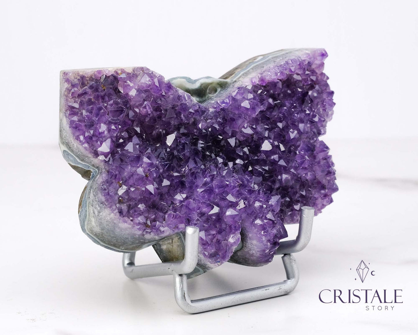 Butterfly Shaped Amethyst Cluster #1