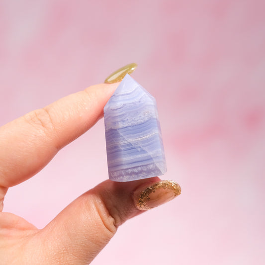 The Not-So-Polished : Blue Lace Agate Small Point (NA)