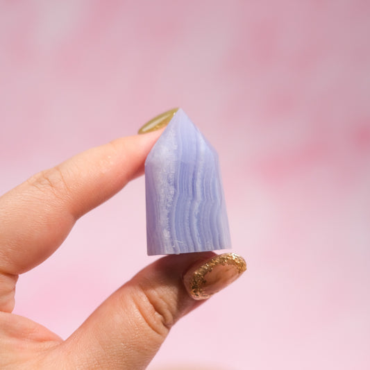 The Not-So-Polished : Blue Lace Agate Small Point (NC)