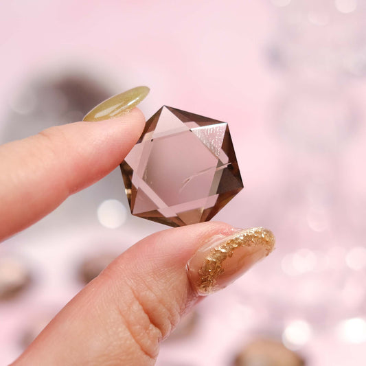 Smoky Quartz Star of David