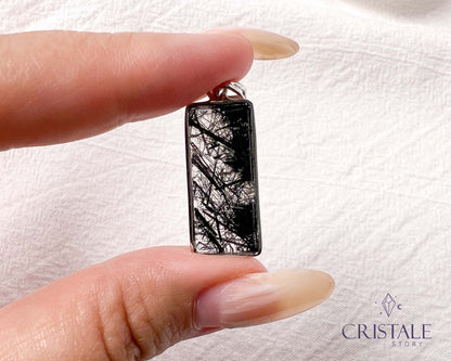 Black Rutilated Quartz Pendant